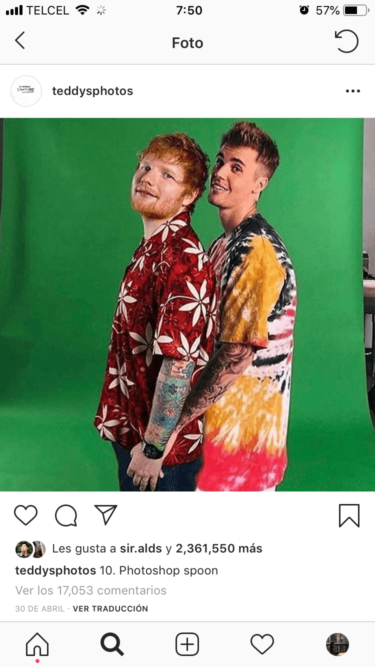 Ya hay video de la canción de Justin Bieber y Ed Sheeran