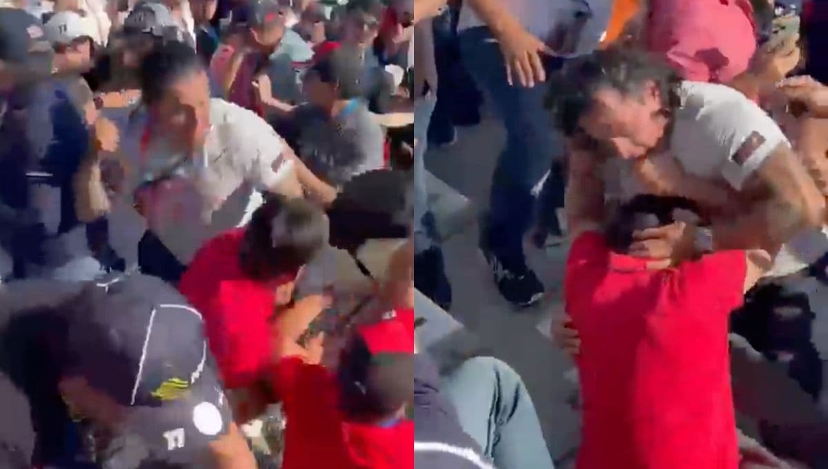 Fórmula 1: Asistentes protagonizan PELEA en el GP México | VIDEO