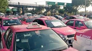 El día de hoy, taxistas bloquean la CDMX