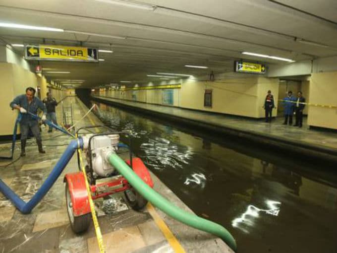Así es como el Metro se preparará para no inundarse con las lluvias