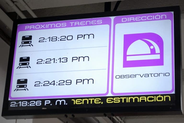 Olvídate de llegar tarde, el Metro te avisa a qué hora llega el tren
