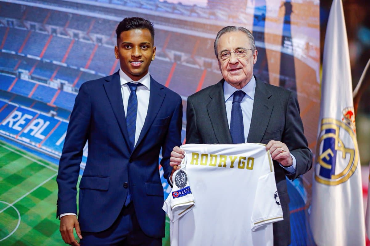 Con solo 18 años Rodrygo Goes es el nuevo jugador del Real Madrid