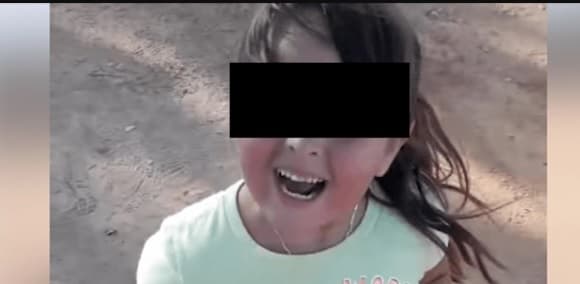 Pequeña corre con su papá para bajar de peso y se emociona porque cree que  funcionó
