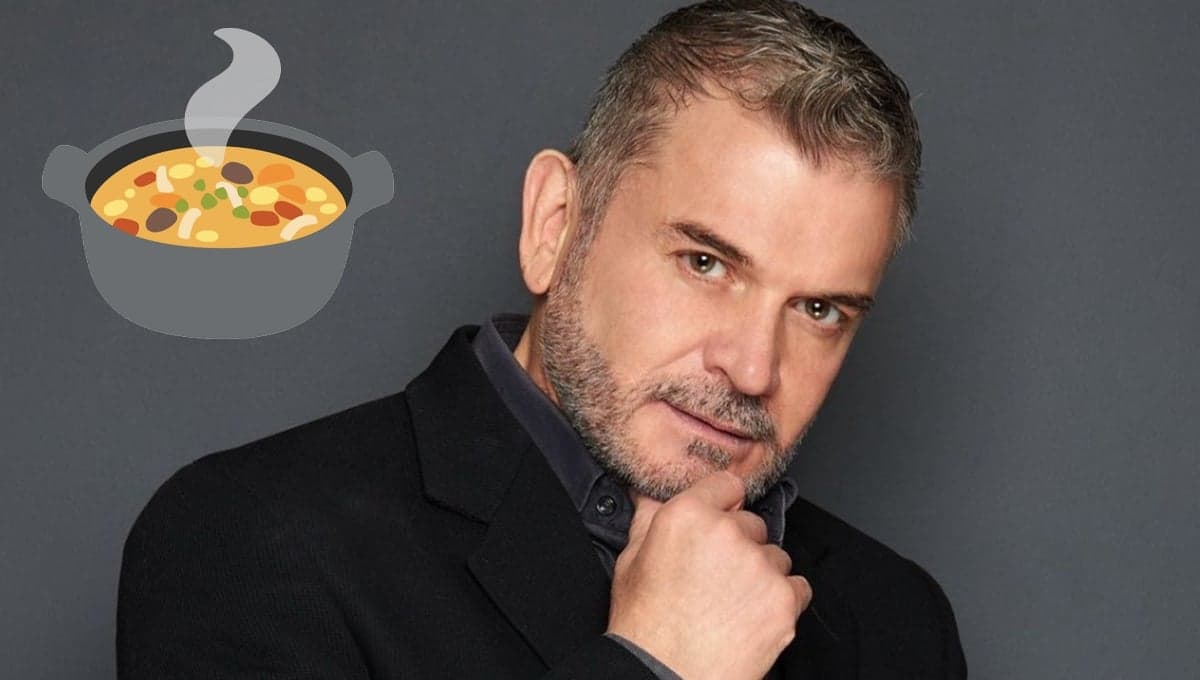 Sergio Basáñez olvida las telenovelas para vender caldo de huesos