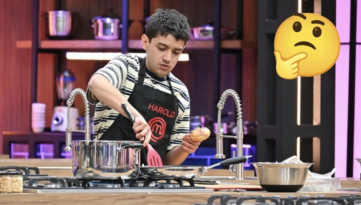 ¿Romance en MasterChef Celebrity? Harold "quema" a dos participantes que serían algo más que amigos