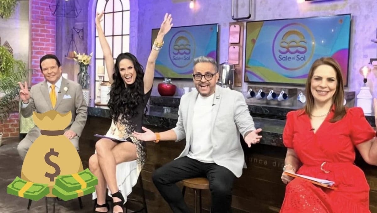 ¿Cuál es el sueldo de los conductores de ‘Sale el Sol’?