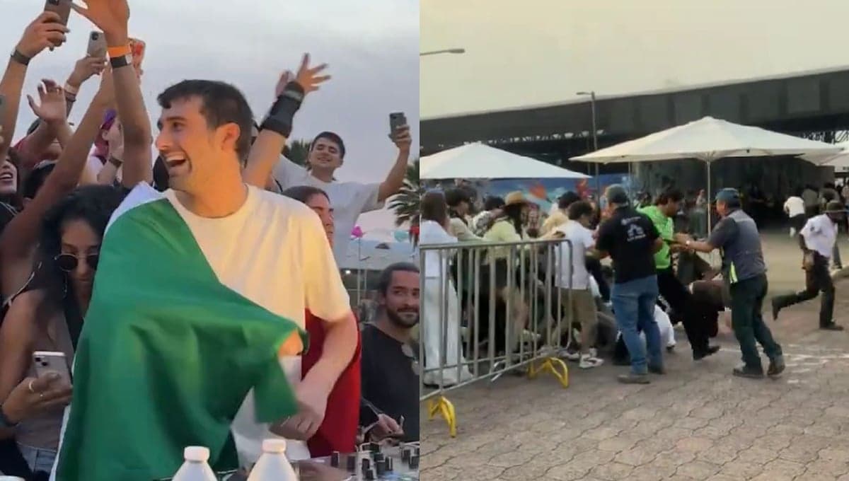 Hacen PORTAZO en el evento de Fred Again de la CDMX | VIDEOS