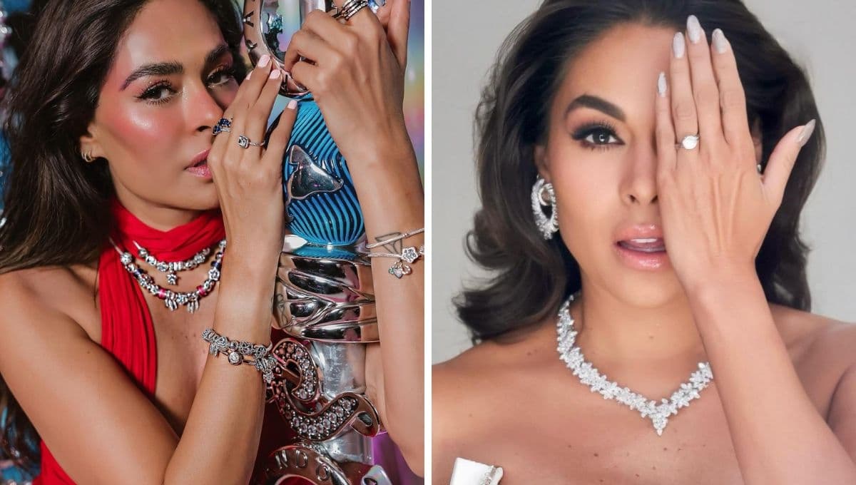 Galilea Montijo lleva las uñas blancas perfectas para lucir joven y elegante