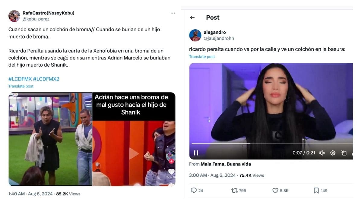 Ricardo Peralta cree que esconder colchones es xenofobia y MEMES se burlan de su ignorancia