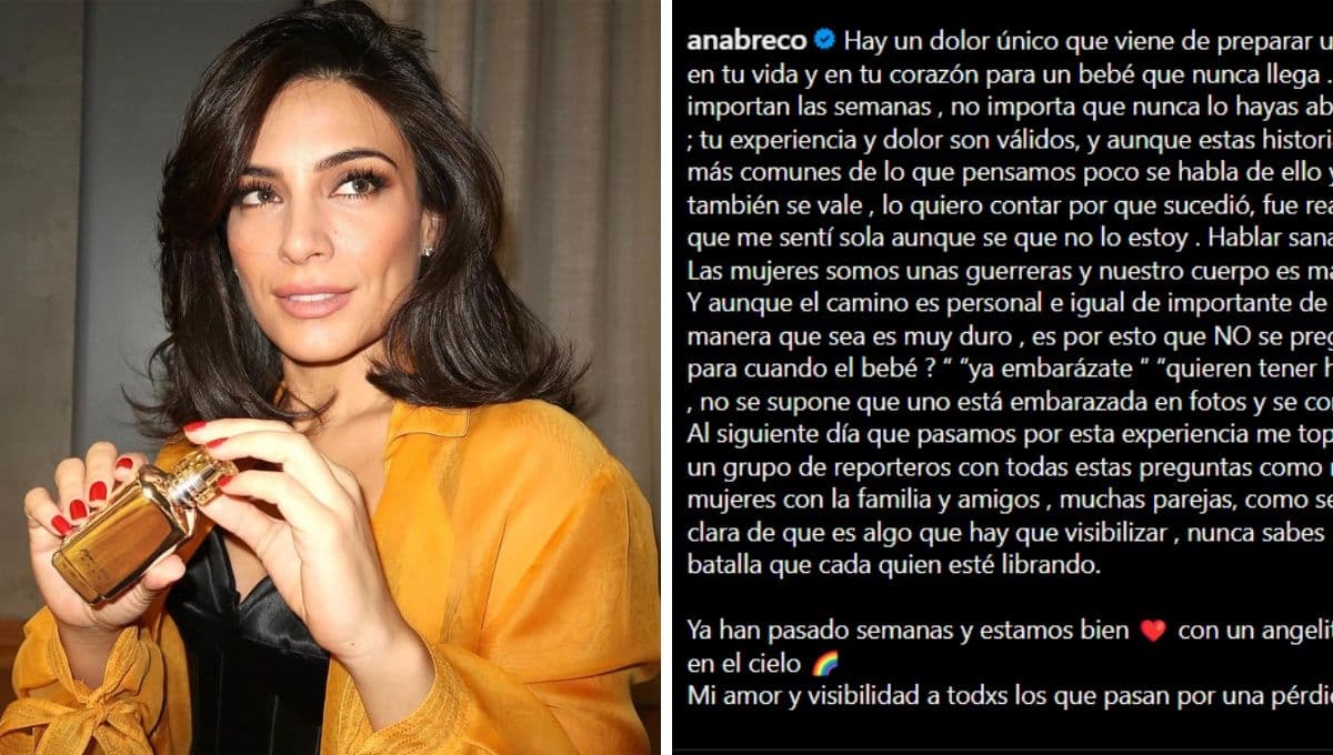Ana Brenda Contreras pierde a su bebé y lo despido con emotivo VIDEO