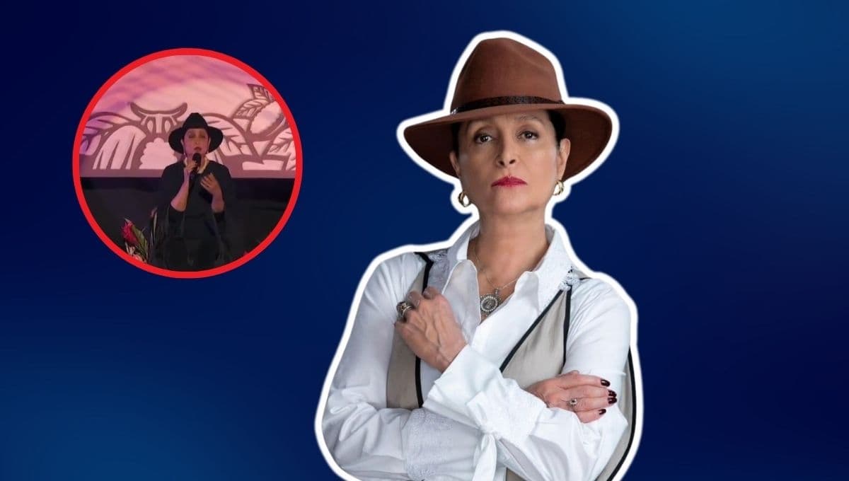 ¿Qué le pasó a Daniela Romo? Aparece en silla de ruedas en presentación de su nueva telenovela