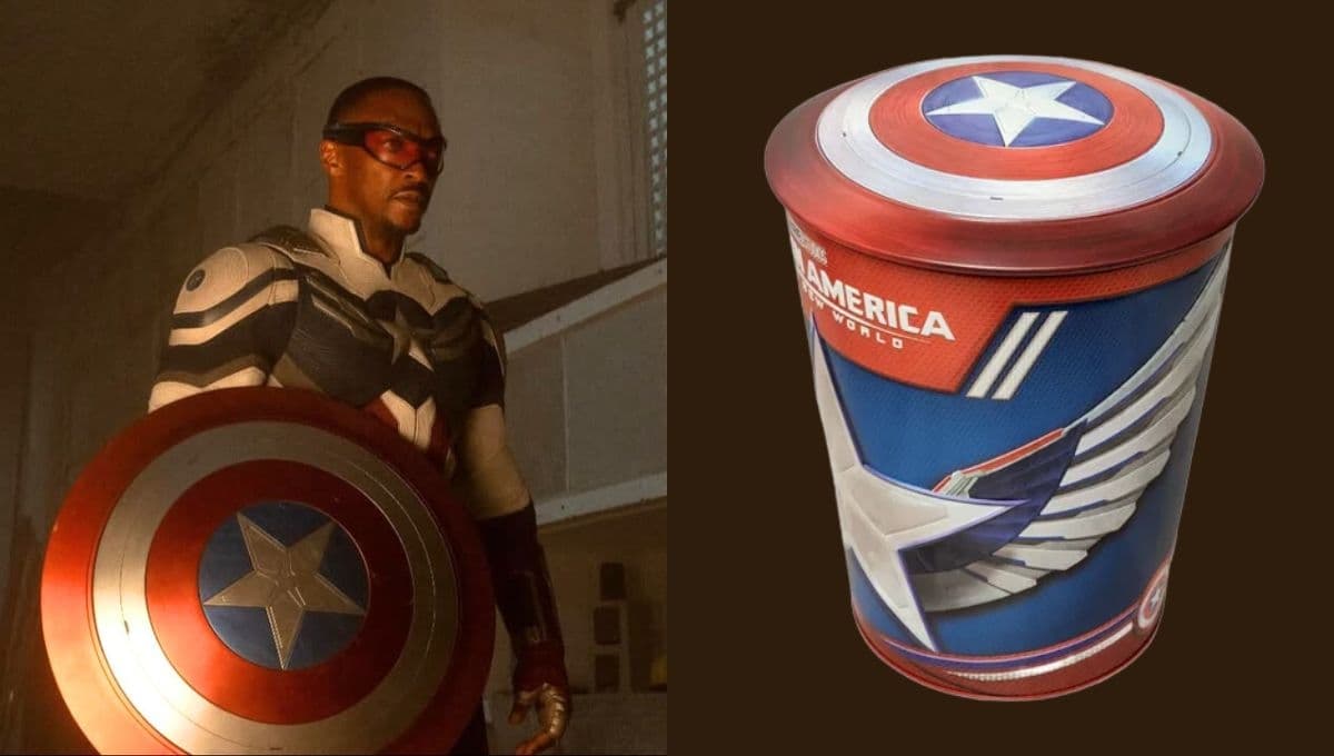 Capitán América: Un Nuevo Mundo en Cinépolis: precio de las palomeras y vasos coleccionables