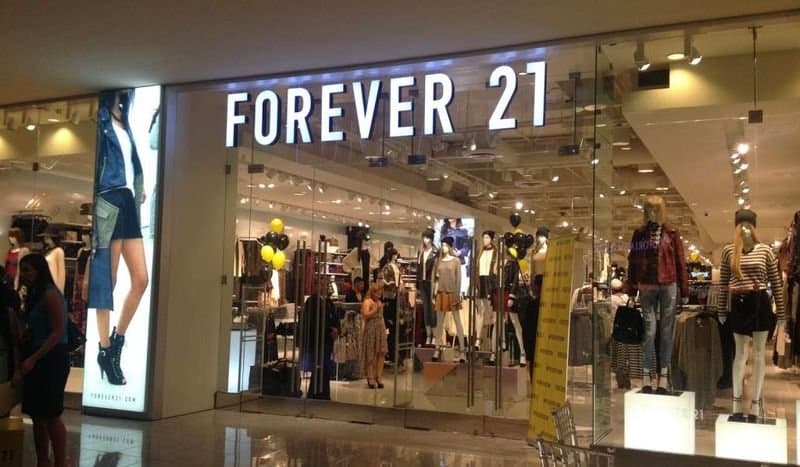 Forever 21 se declara al borde de la quiebra