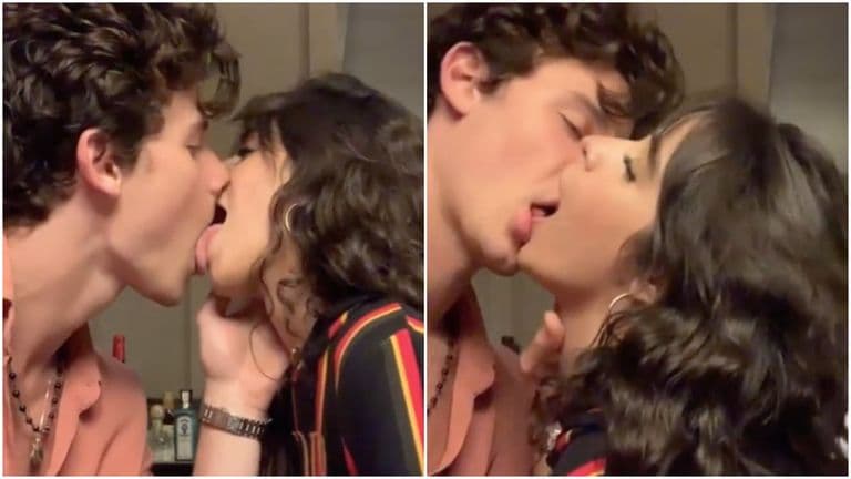 Shawn Mendes y Camila Cabello publican su beso más intenso