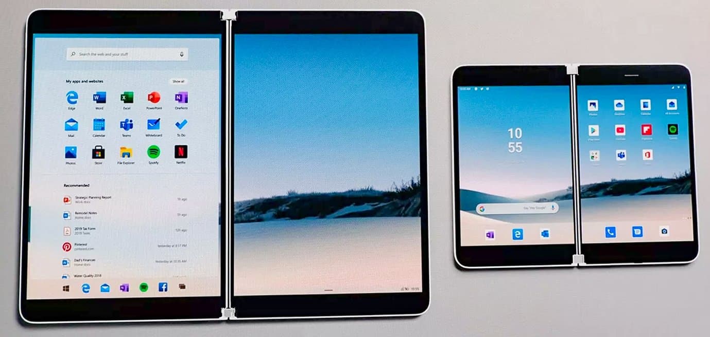 Microsoft presenta su nueva computadora con doble pantalla