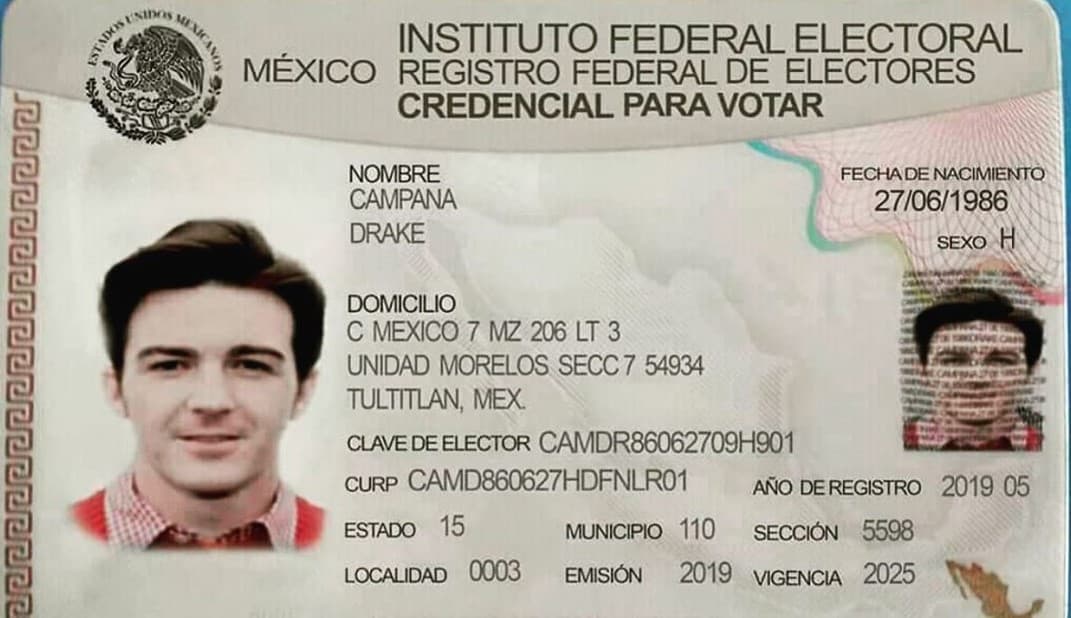 Drake Bell se cambia el nombre a Drake Campana en Instagram