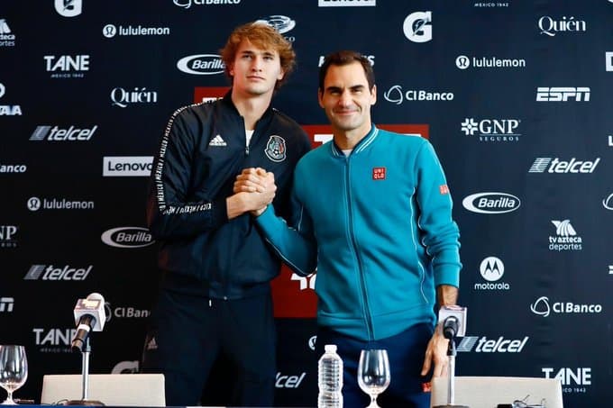 Roger Federer vs Alexander Zverev cautivan a miles de aficionados en México