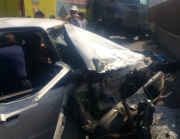 Choque de tráiler provoca caos en la México – Puebla