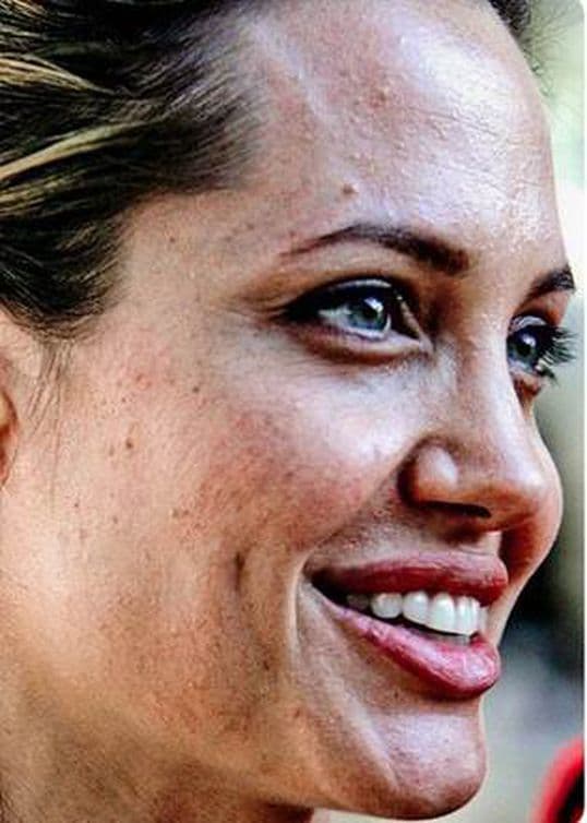 Así se ve Angelina Jolie sin maquillaje ni Photoshop