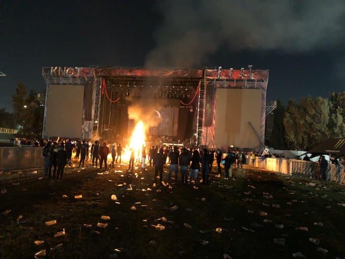 Slipknot y Evanescence no se presentan en el Knotfest y causan disturbios