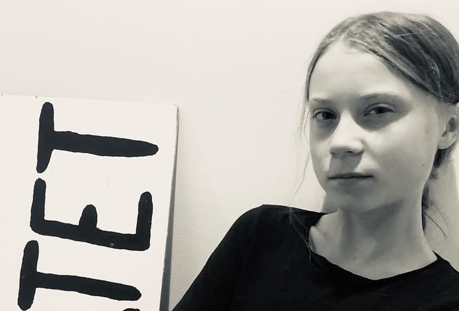 Greta Thunberg causa controversia por polémica foto
