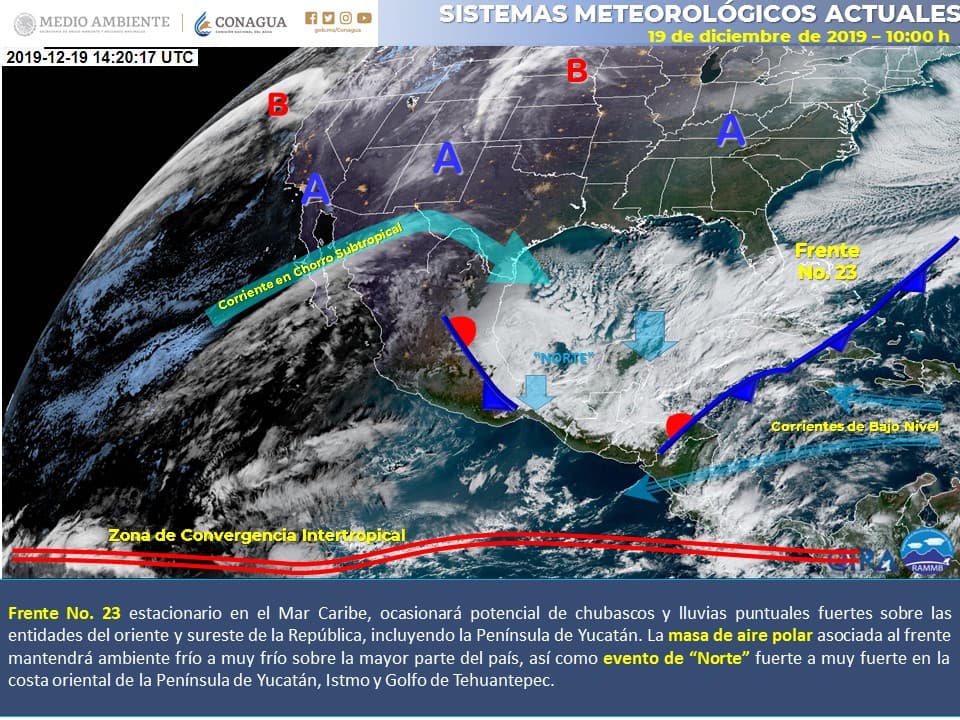 Clima para la CDMX y el Valle de México viernes 20 de diciembre 2019