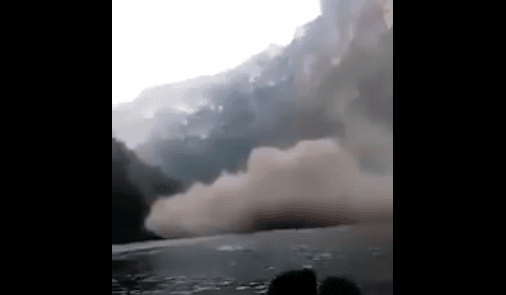 El Cañón del Sumidero sufrió un serio deslave (Video)