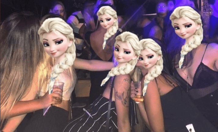 Elsa de Frozen se convirtió en el primer meme del año