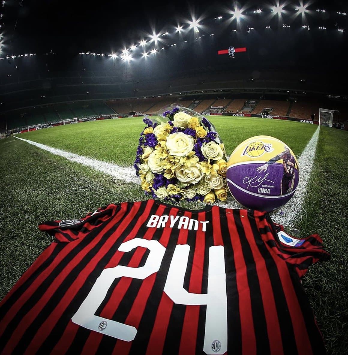 AC Milan le rinde homenaje a Kobe Bryant