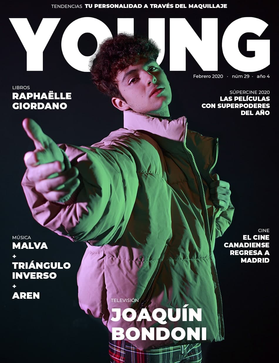 Joaquín Bondoni triunfa como portada de la revista YOUNG
