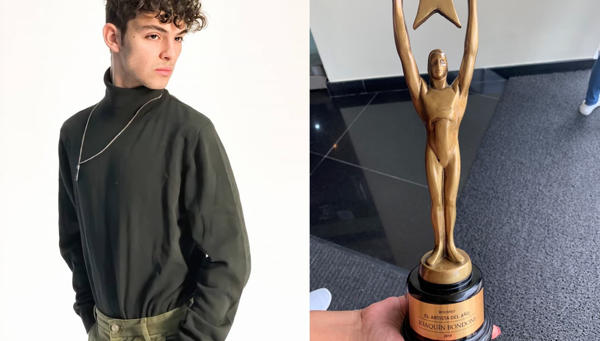 Joaquín Bondoni gana premio a Artista del Año 2019