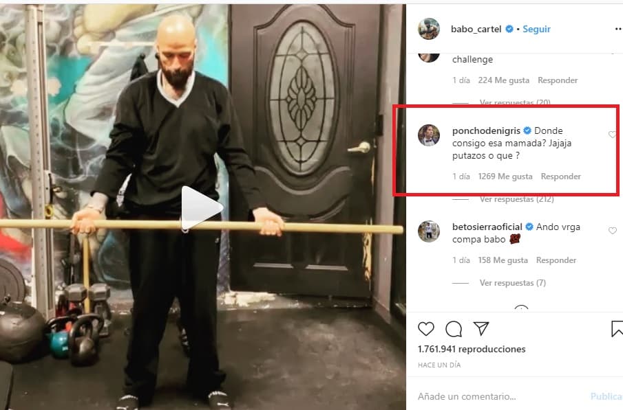Poncho de Nigris le canta un tiro a Babo de Cartel de Santa