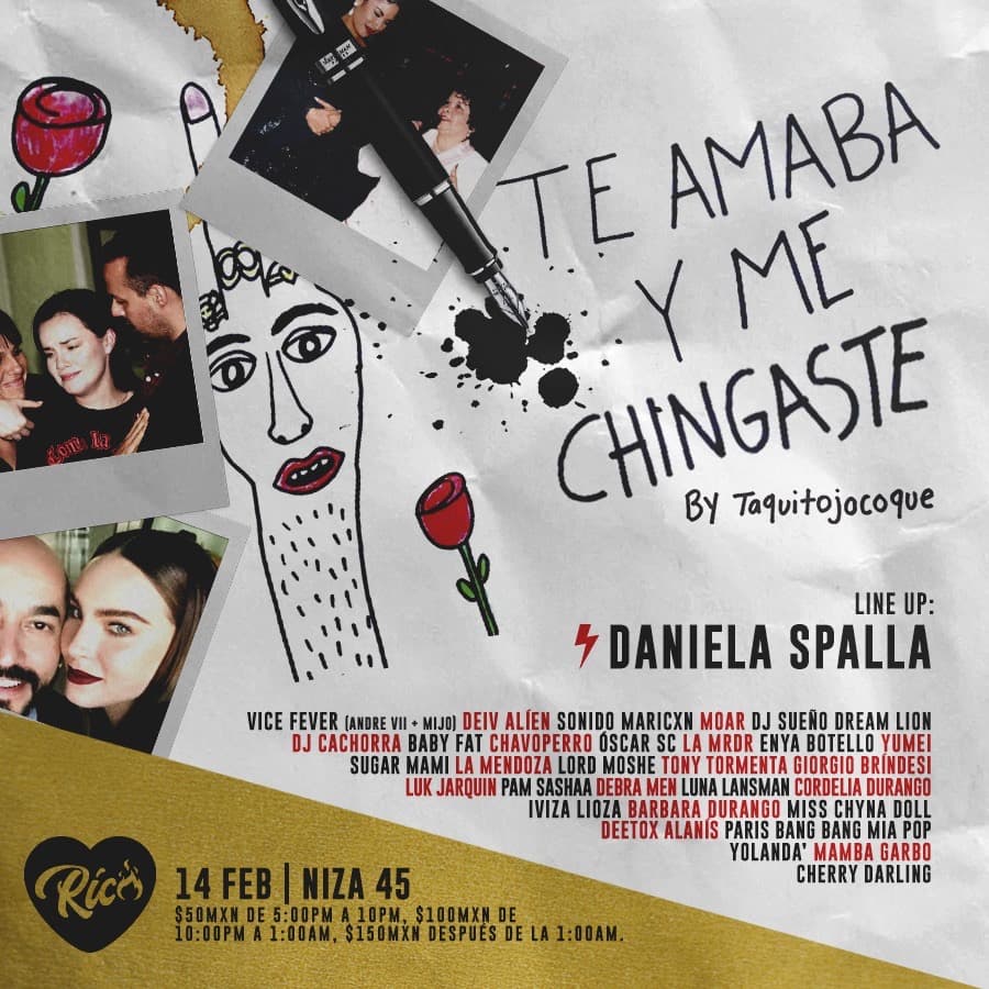 Daniela Spalla te invita a celebrar el desamor en Rico