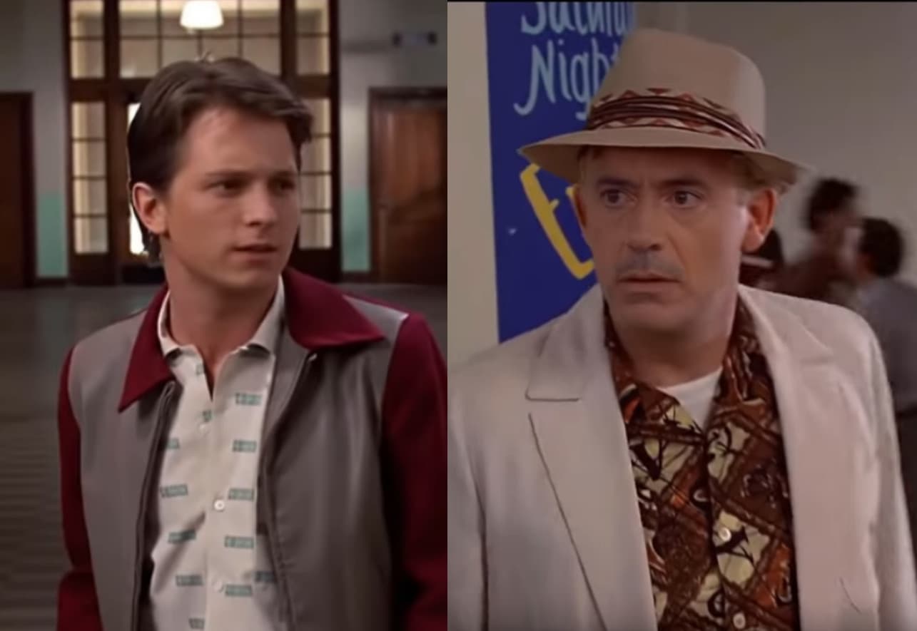 Tom Holland y Robert Downey Jr protagonizan Volver al Futuro