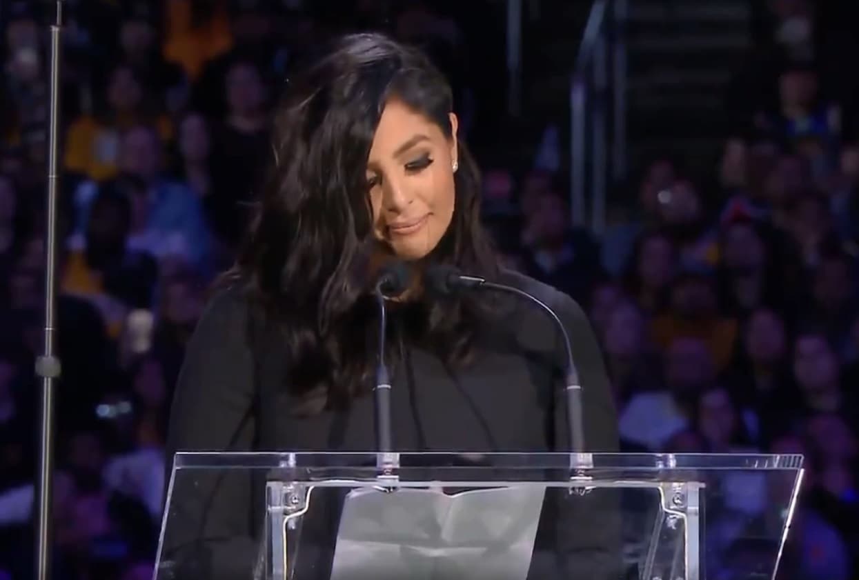 Vanessa Bryant recuerda a Kobe con emotivo discurso
