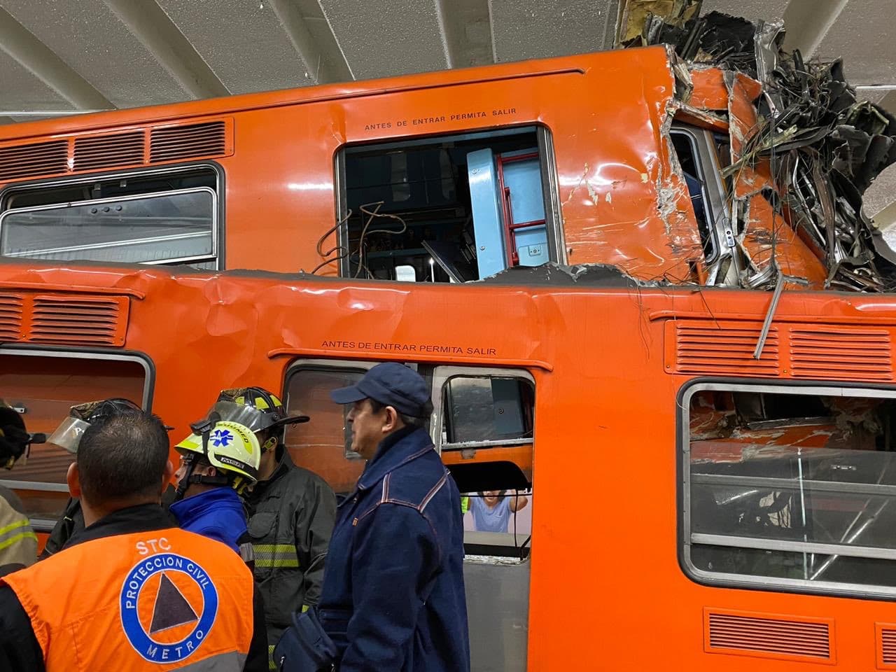 Accidente en el Metro: un muerto y 41 heridos por choque en Tacubaya