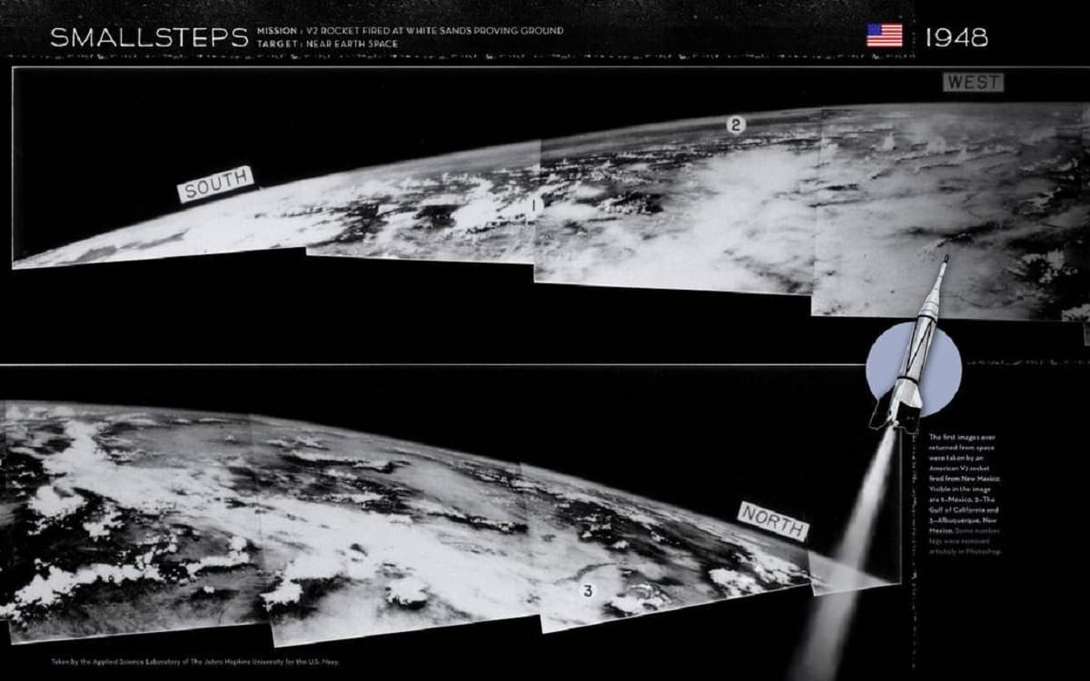 Esta es la primera imagen de la Tierra tomada desde el espacio