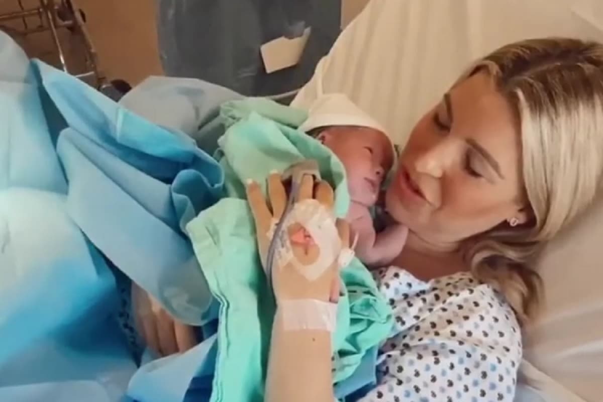 Andy Benavides comparte el nacimiento de su bebé Alía: es una niña