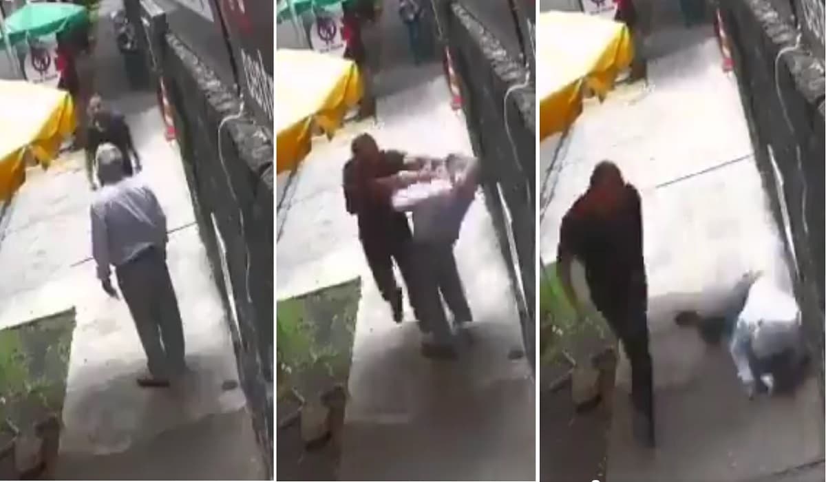 Lord Banqueta: buscan al sujeto que agredió a mujer y adulto mayor