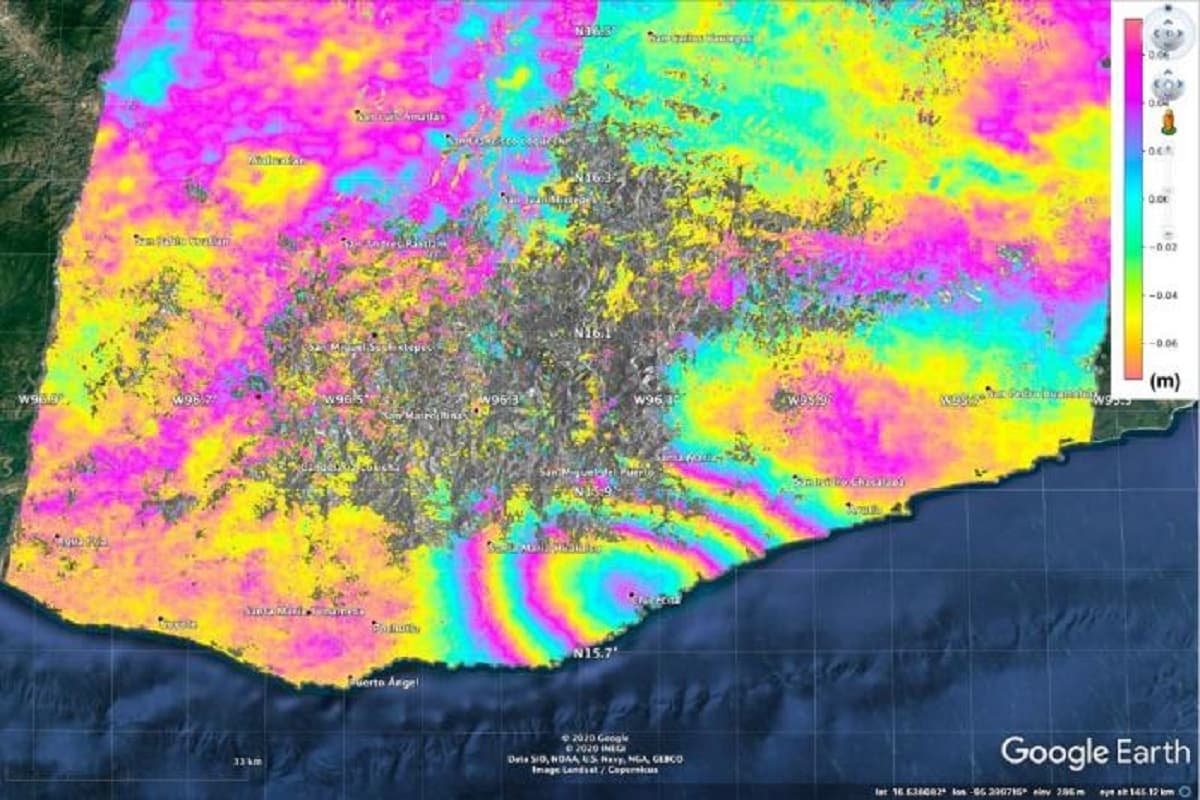 NASA: México se movió 45 centímetros a raíz del sismo en Oaxaca