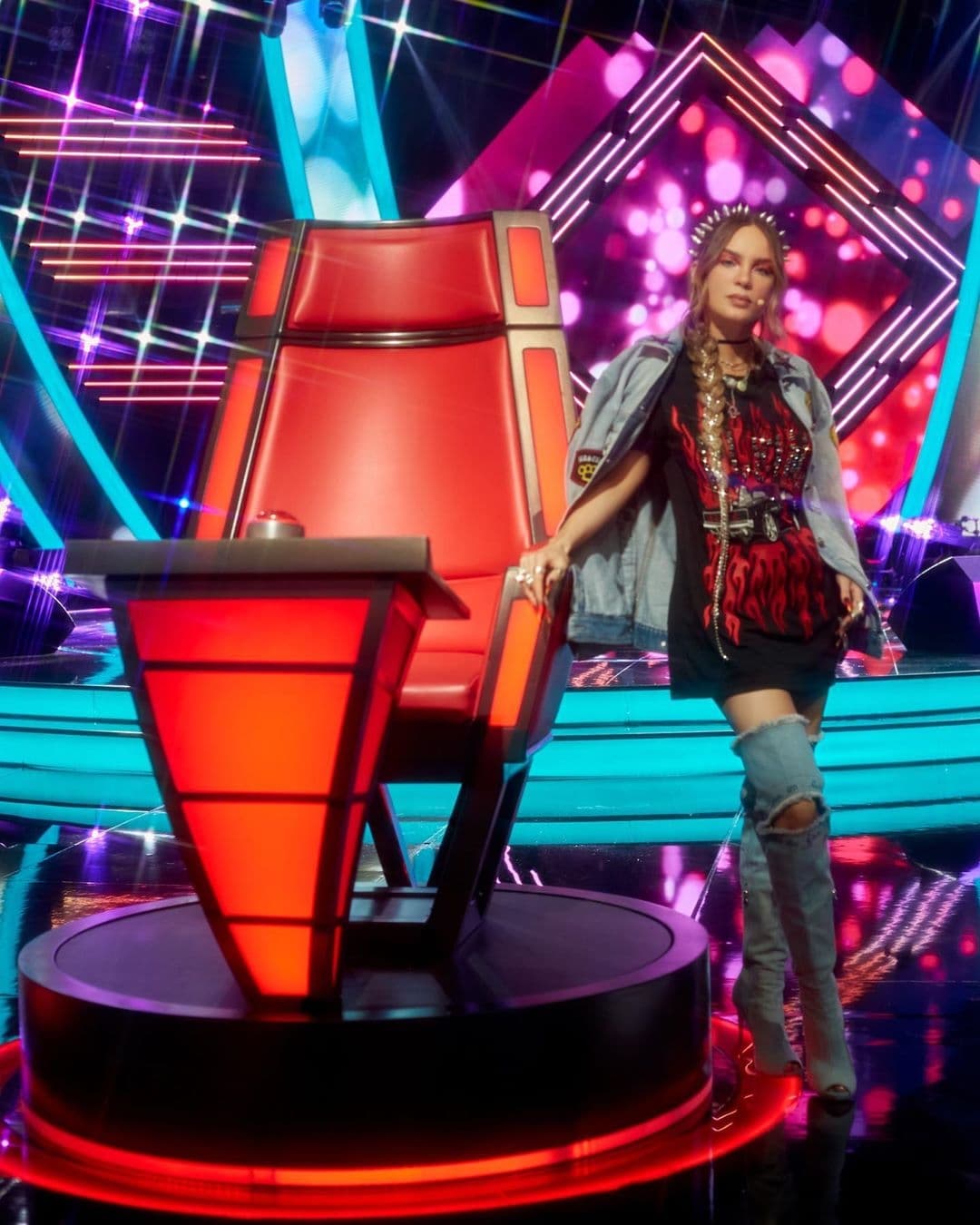 ¿Belinda tiene una doble que graba La Voz Azteca? Esto es lo que sabemos