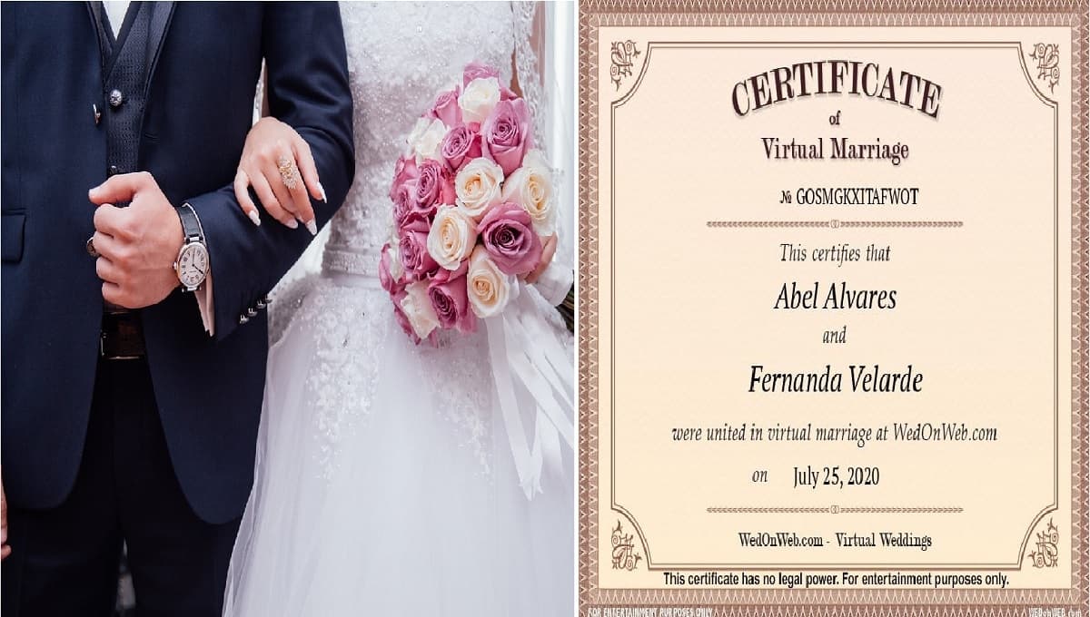 ¿Qué es WedOnWeb? Así puedes tener una boda falsa y en línea