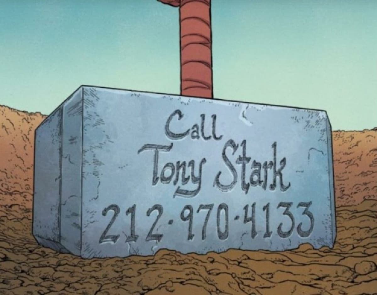 Thor publica el número de Tony Stark, ¿qué pasa si le llamas?