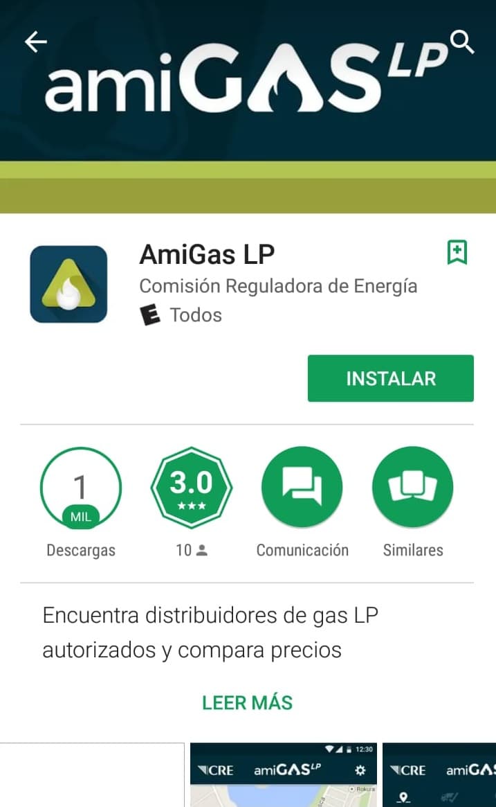La Comisión Reguladora de Energía lanza la aplicación AmiGasLP
