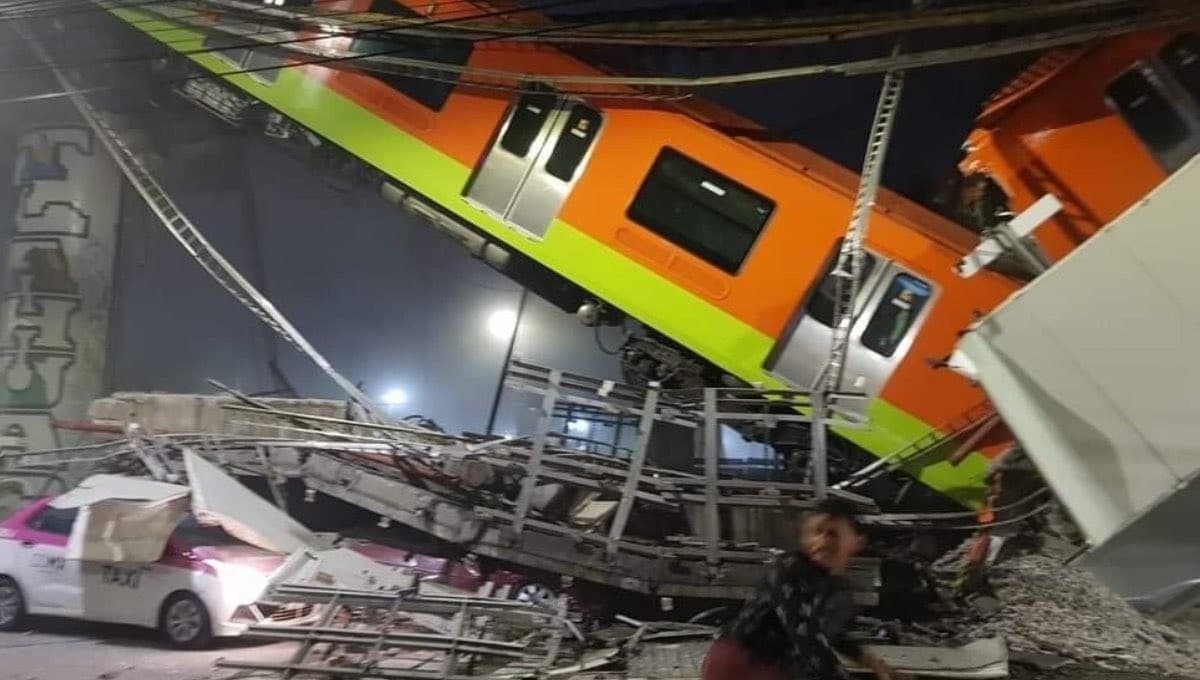 Metro CDMX: VIDEO así fue el momento EXACTO del accidente en la Línea 12