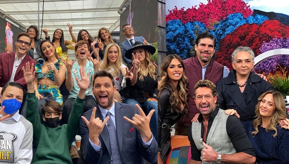 ¿Televisa y TV Azteca se unen? Conductores anuncian compromiso para 2022 (VIDEO)