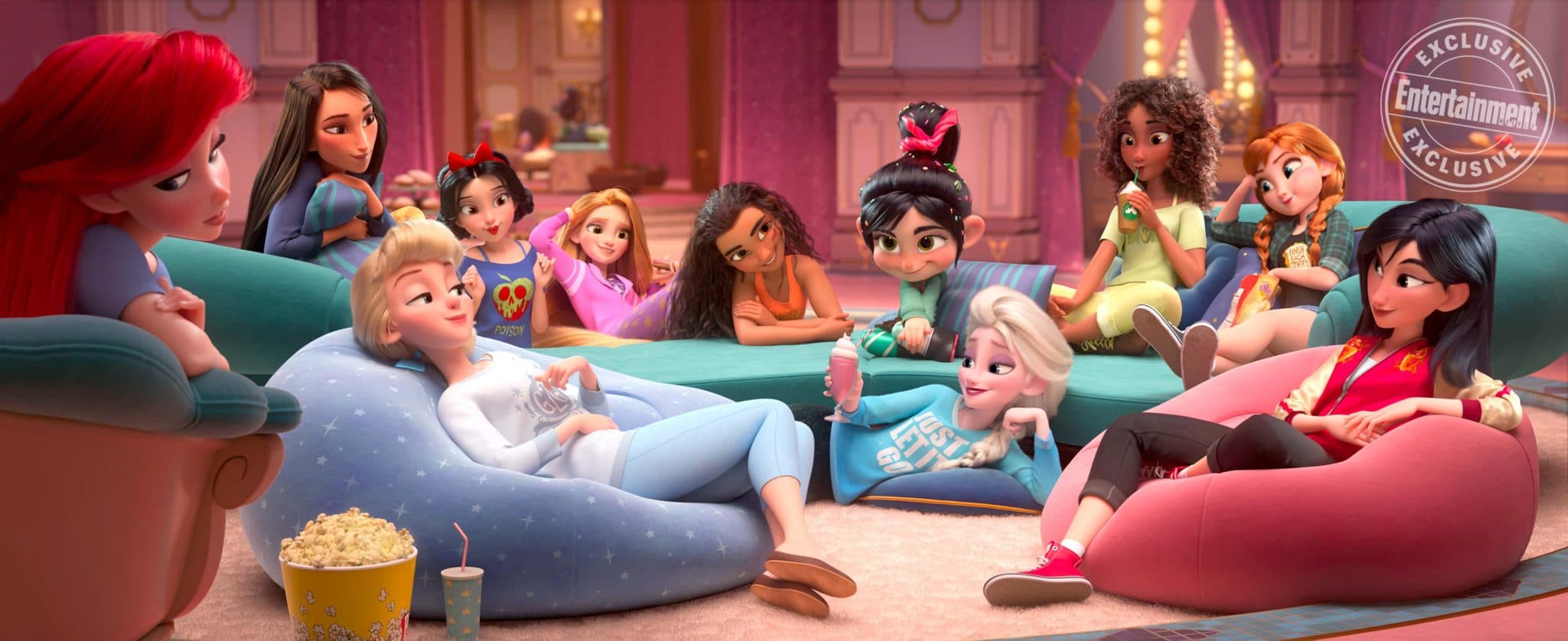 Así se creó la escena de "Wifi Ralph" en la que Vanellope conoce a las princesas