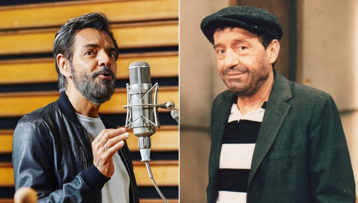 ¿Eugenio Derbez producirá bioserie de ‘Chespirito’? Esta FOTO despierta los rumores