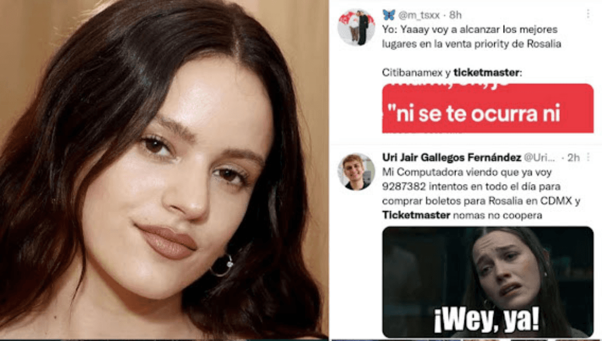 Fans mueren por comprar boletos para Rosalía, Ticketmaster no los deja y los MEMES se descontrolan