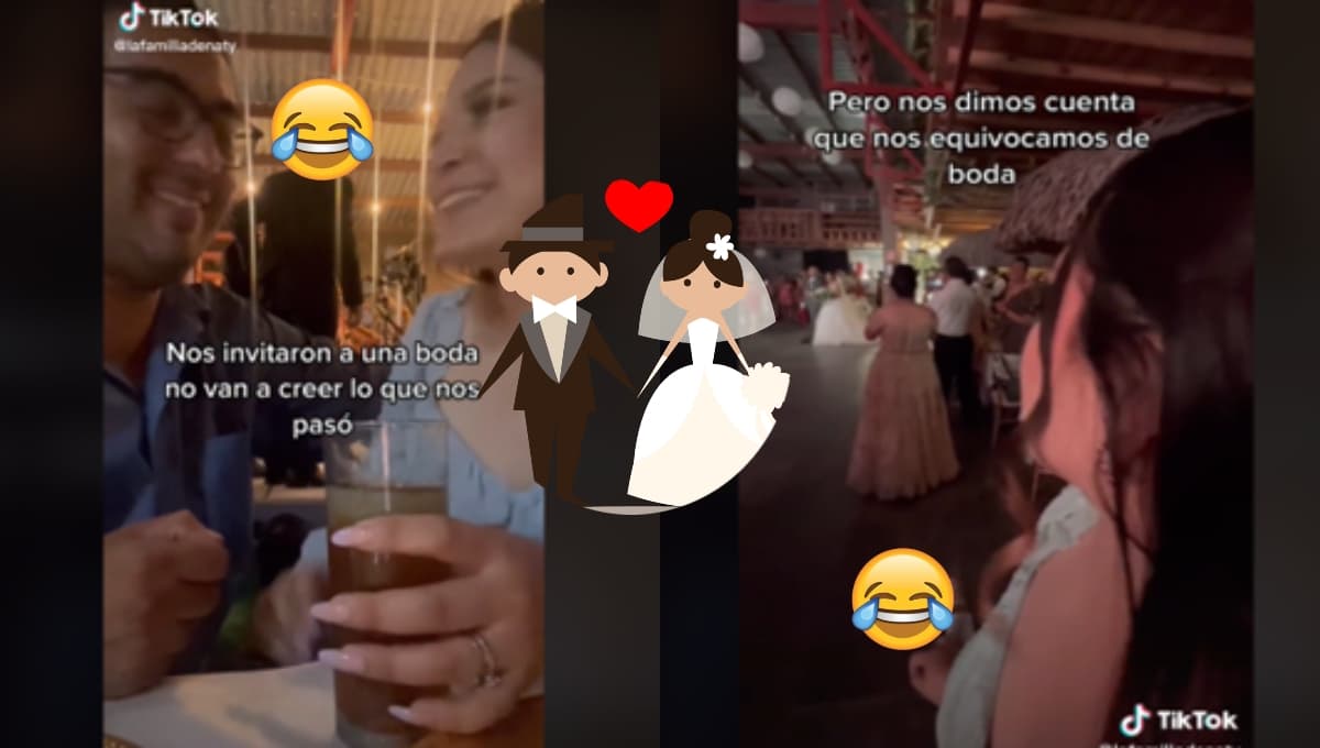 VIDEO: Se equivocan de boda y lo que hicieron después fue ÉPICO